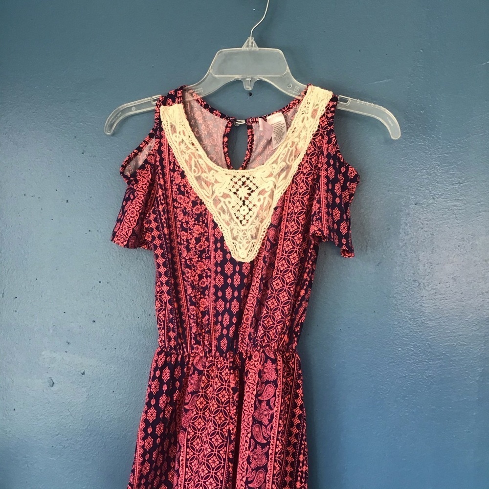 Girls cold shoulder romper - Picture 6 of 6